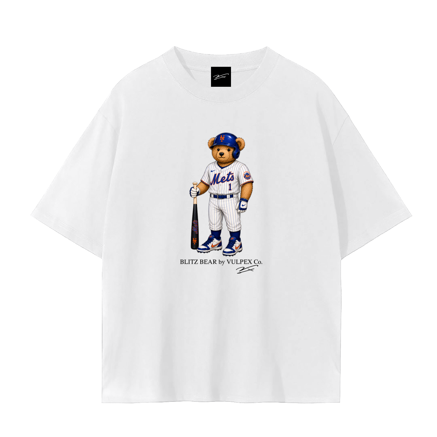 Amazin’s Blitz Bear baseball T-shirt by VULPEX