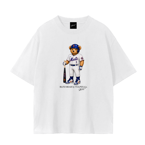 Amazin’s Blitz Bear baseball T-shirt by VULPEX