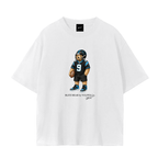 Cardiac Cats Blitz Bear football T-shirt by VULPEX