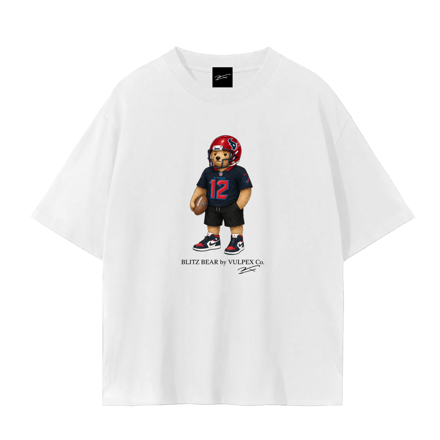 Bulls on Parade Blitz Bear football T-shirt by VULPEX