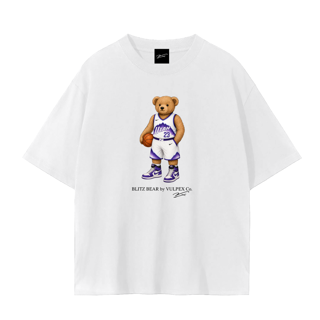 J-Notes Blitz Bear basketball T-shirt by VULPEX