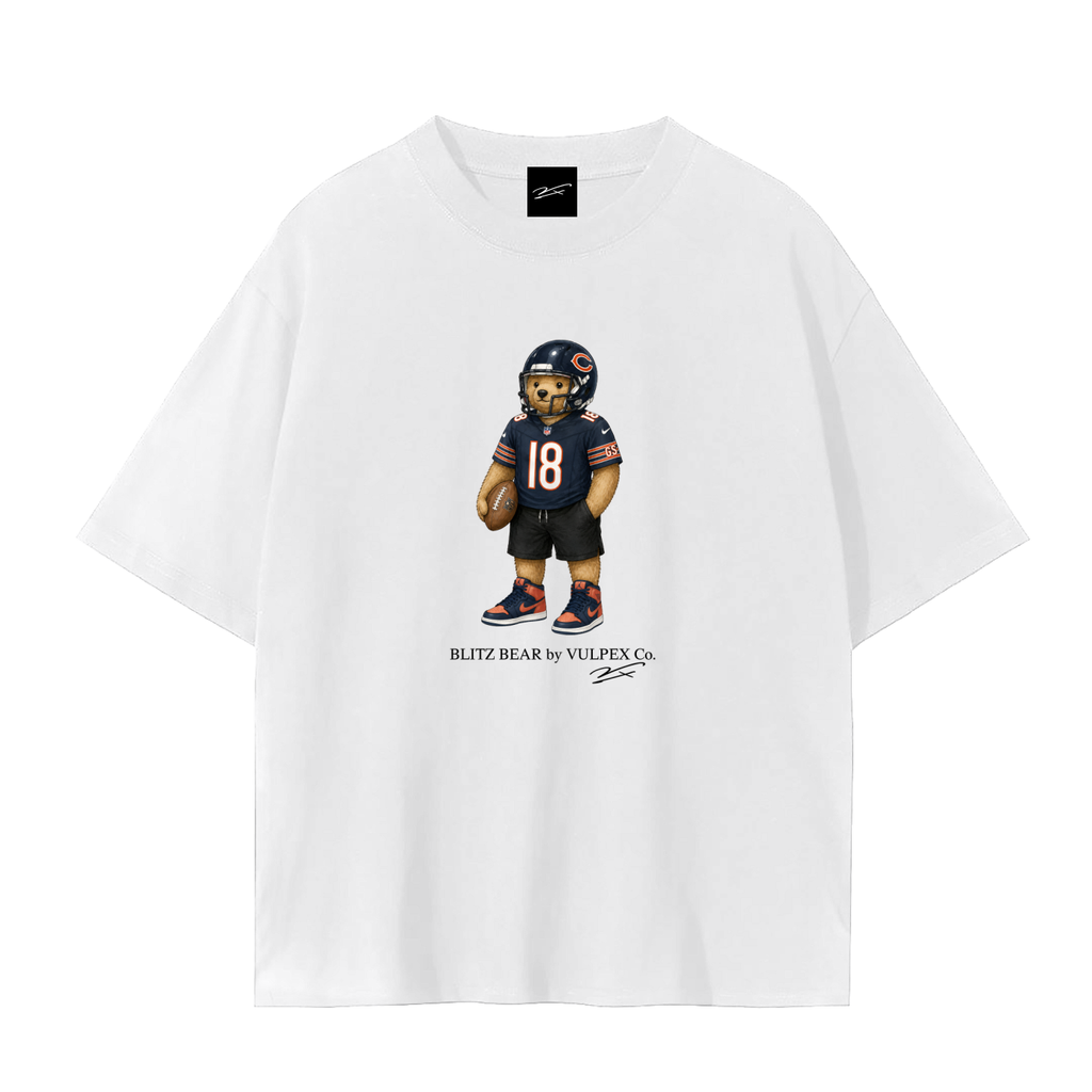 Monsters of the Midway Blitz Bear football T-shirt by VULPEX