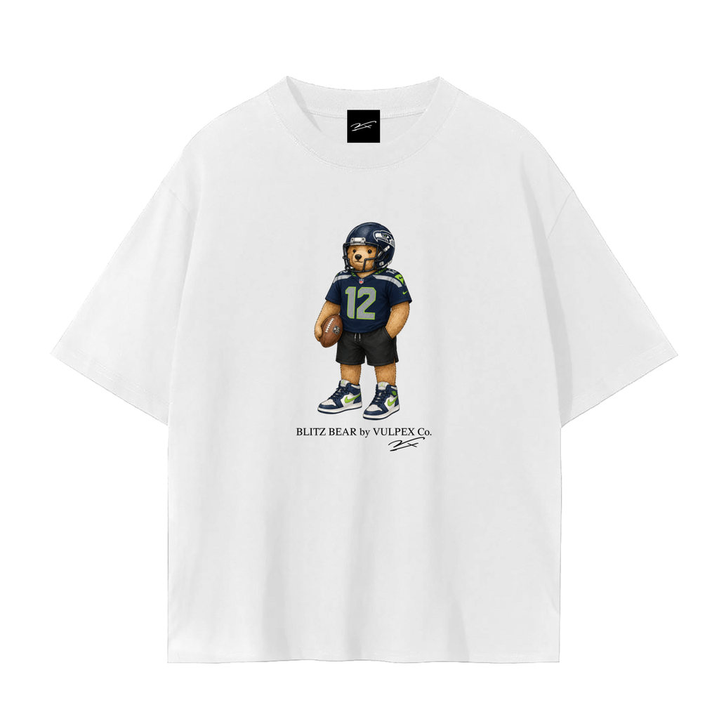 Legion of Boom Blitz Bear football T-shirt by VULPEX