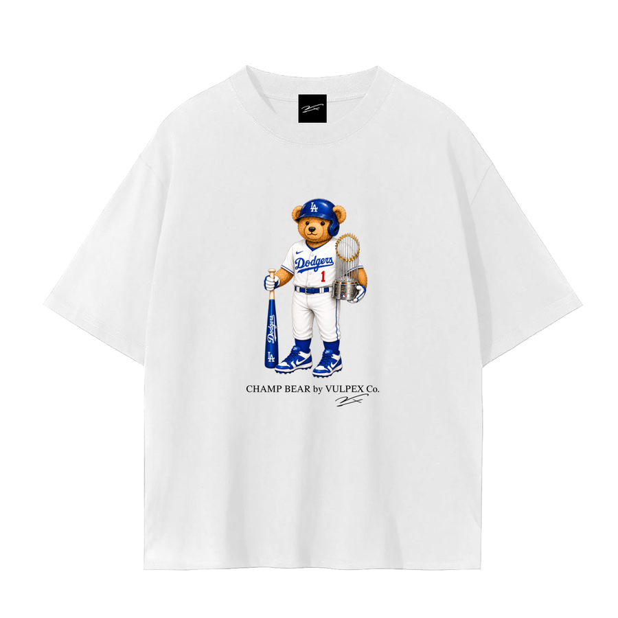 Legion of Boom CHAMP BEAR trophy football T-shirt by VULPEX