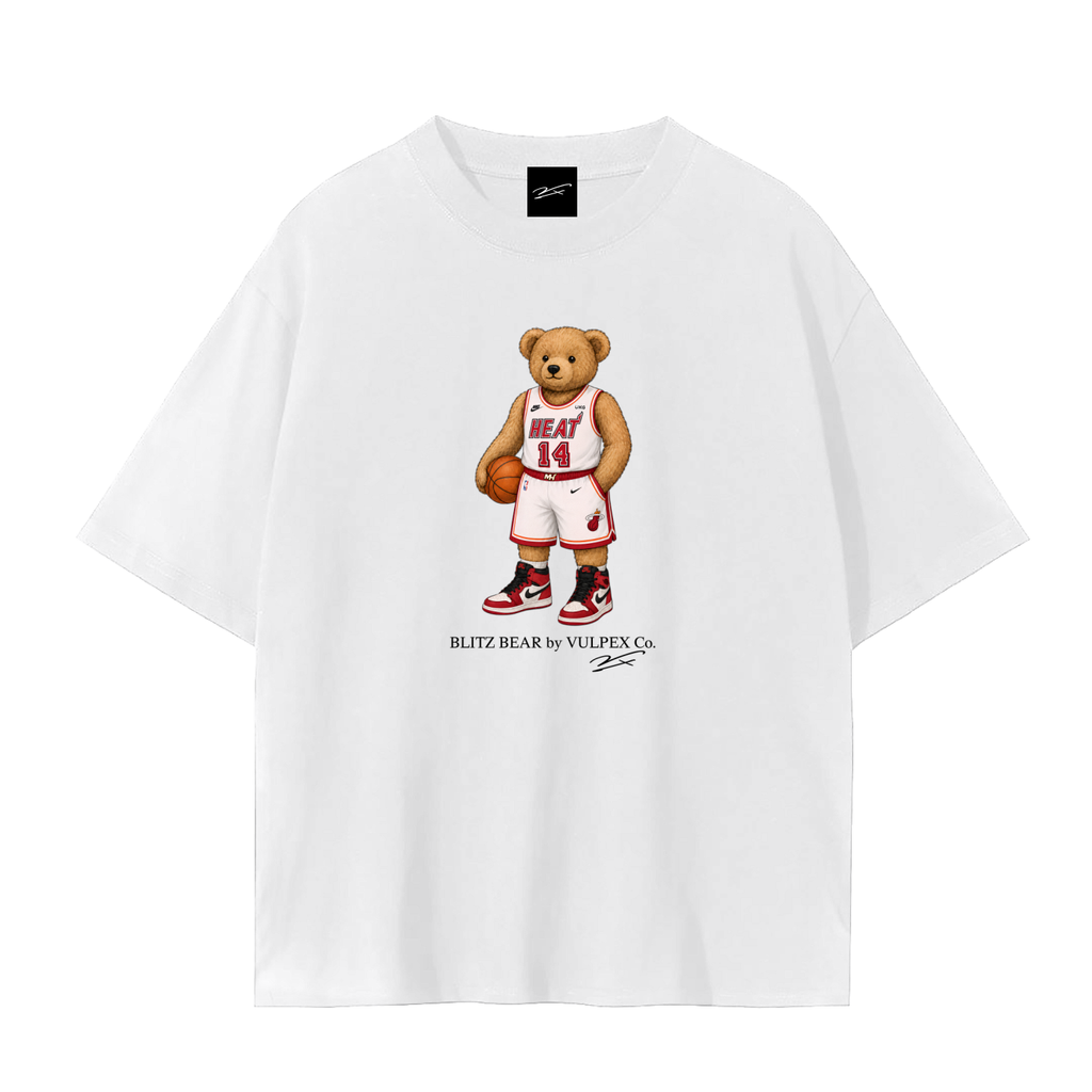 Heat Nation Blitz Bear basketball T-shirt by VULPEX