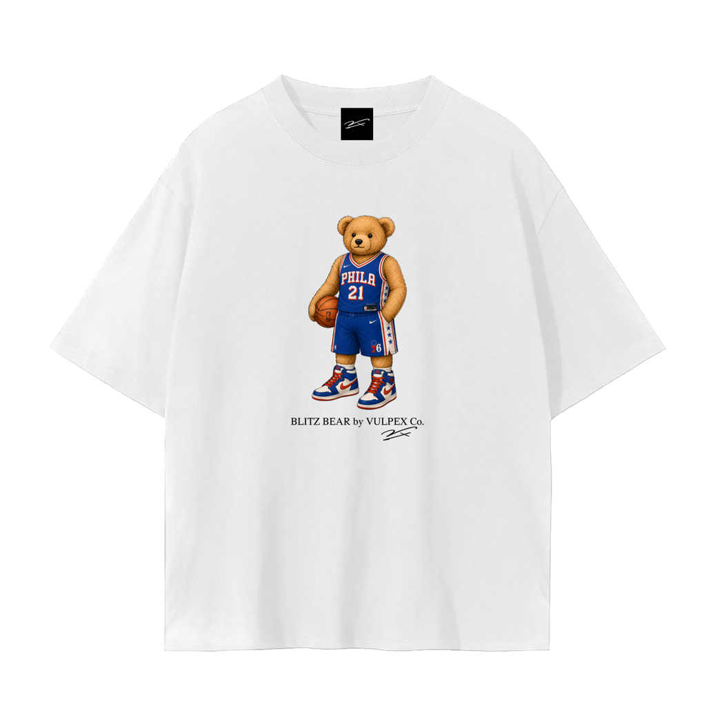 Sixers Blitz Bear basketball T-shirt by VULPEX