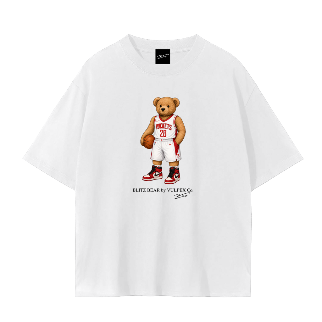 Clutch City Blitz Bear basketball T-shirt by VULPEX