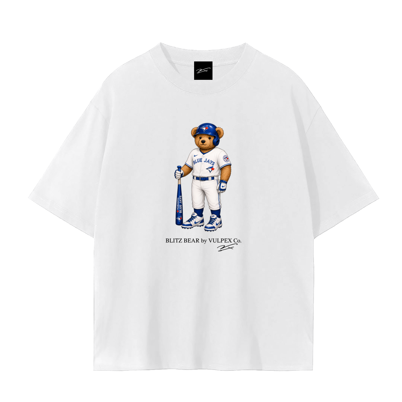 Jays Blitz Bear baseball T-shirt by VULPEX