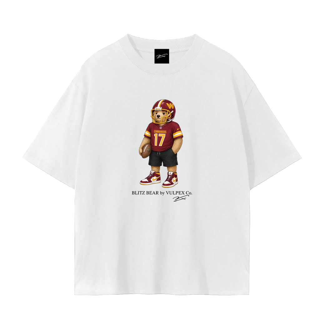 Hogs Blitz Bear football T-shirt by VULPEX