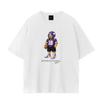 Purple People Eaters Blitz Bear football T-shirt by VULPEX