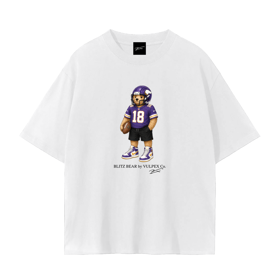 Purple People Eaters Blitz Bear T-Shirt
