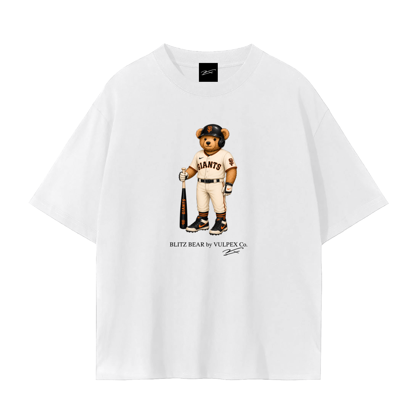 G-Men Blitz Bear baseball T-shirt by VULPEX