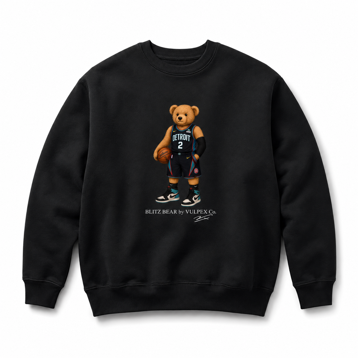Bad Boys Blitz Bear Sweatshirt - Black - premium editorial front