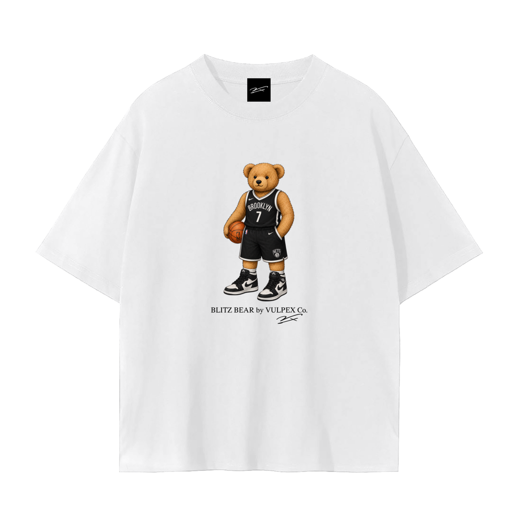 Brooklyn Brigade Blitz Bear basketball T-shirt by VULPEX