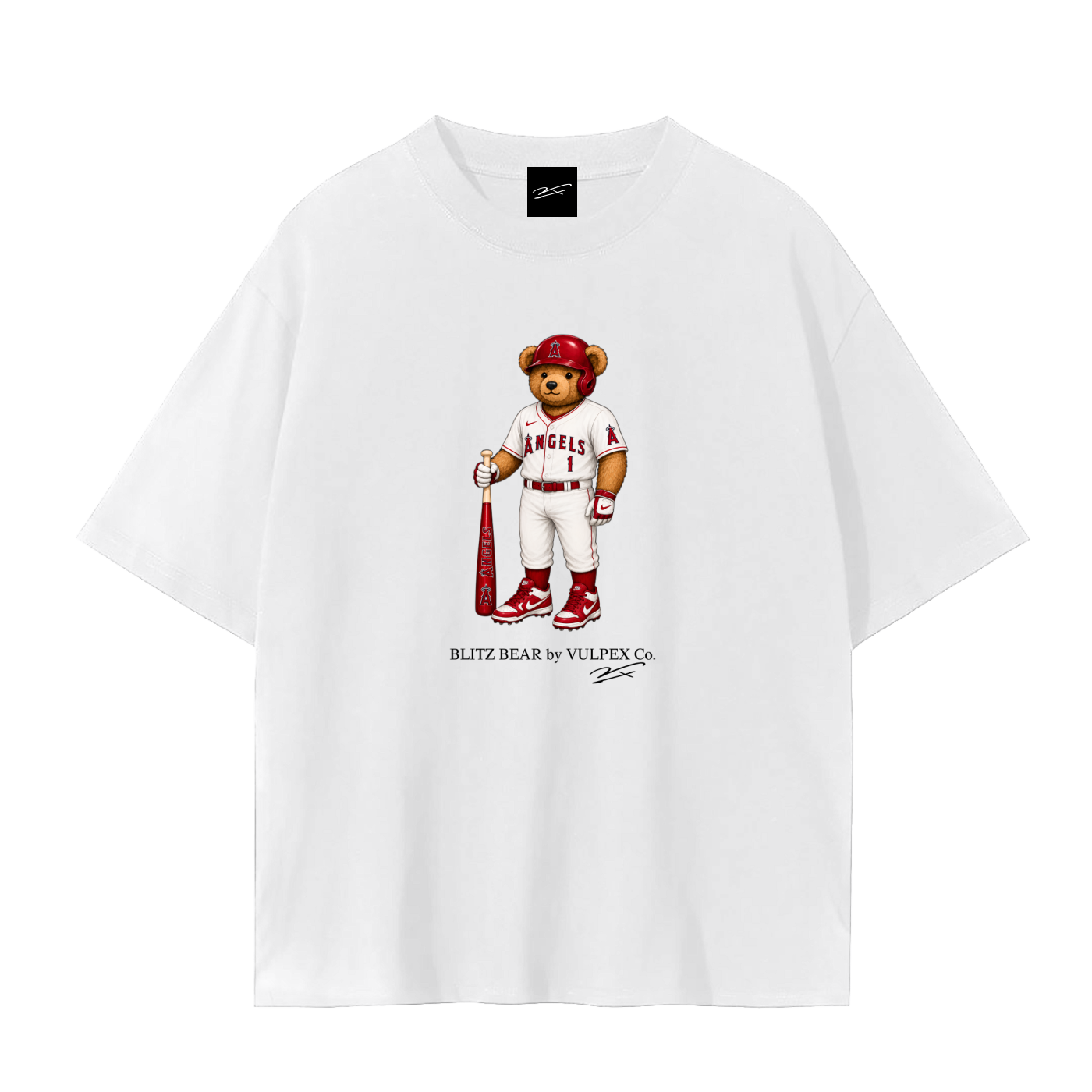 Halos Blitz Bear baseball T-shirt by VULPEX