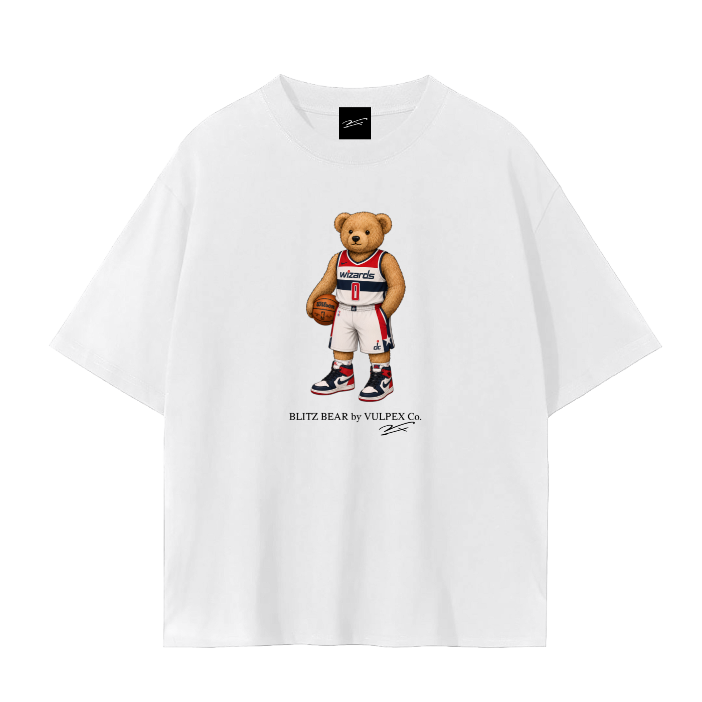 Wiz Blitz Bear basketball T-shirt by VULPEX