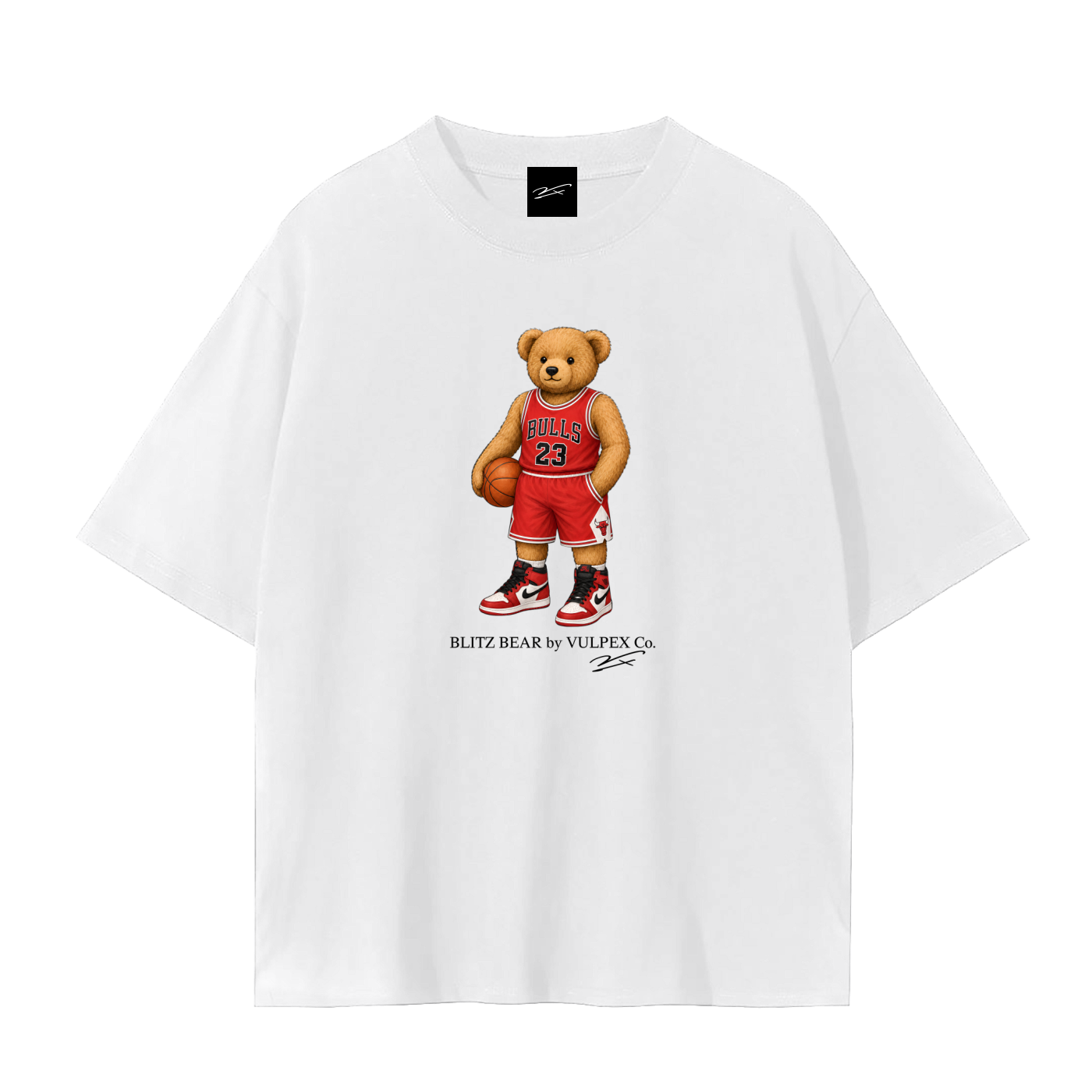 Madhouse Blitz Bear basketball T-shirt by VULPEX