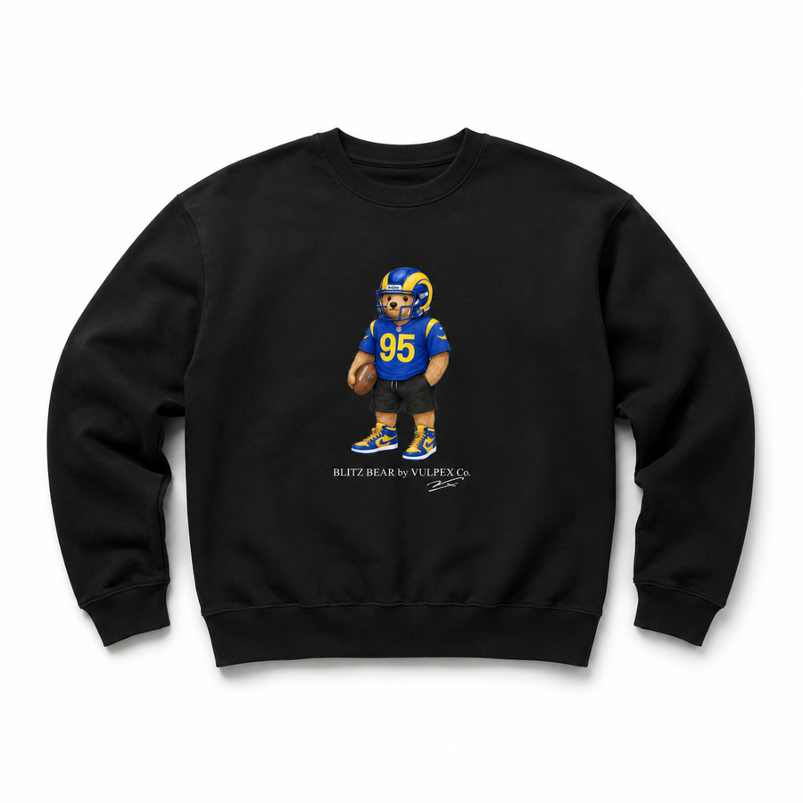 Horns Blitz Bear Sweatshirt