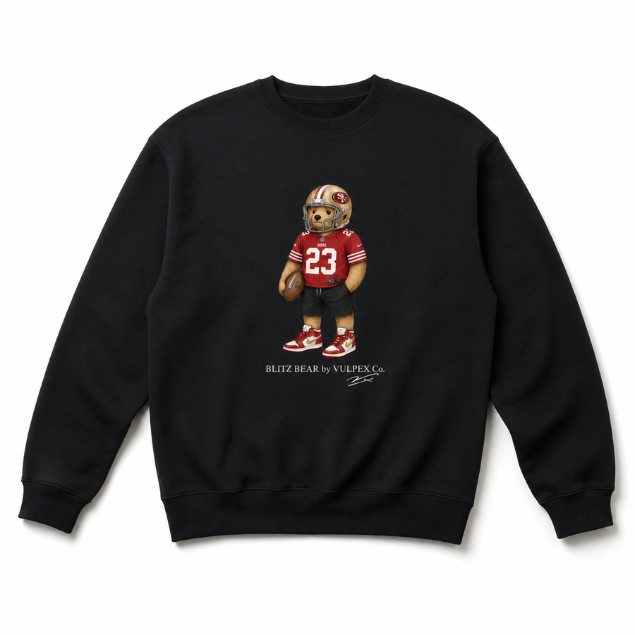 Niners Blitz Bear Sweatshirt