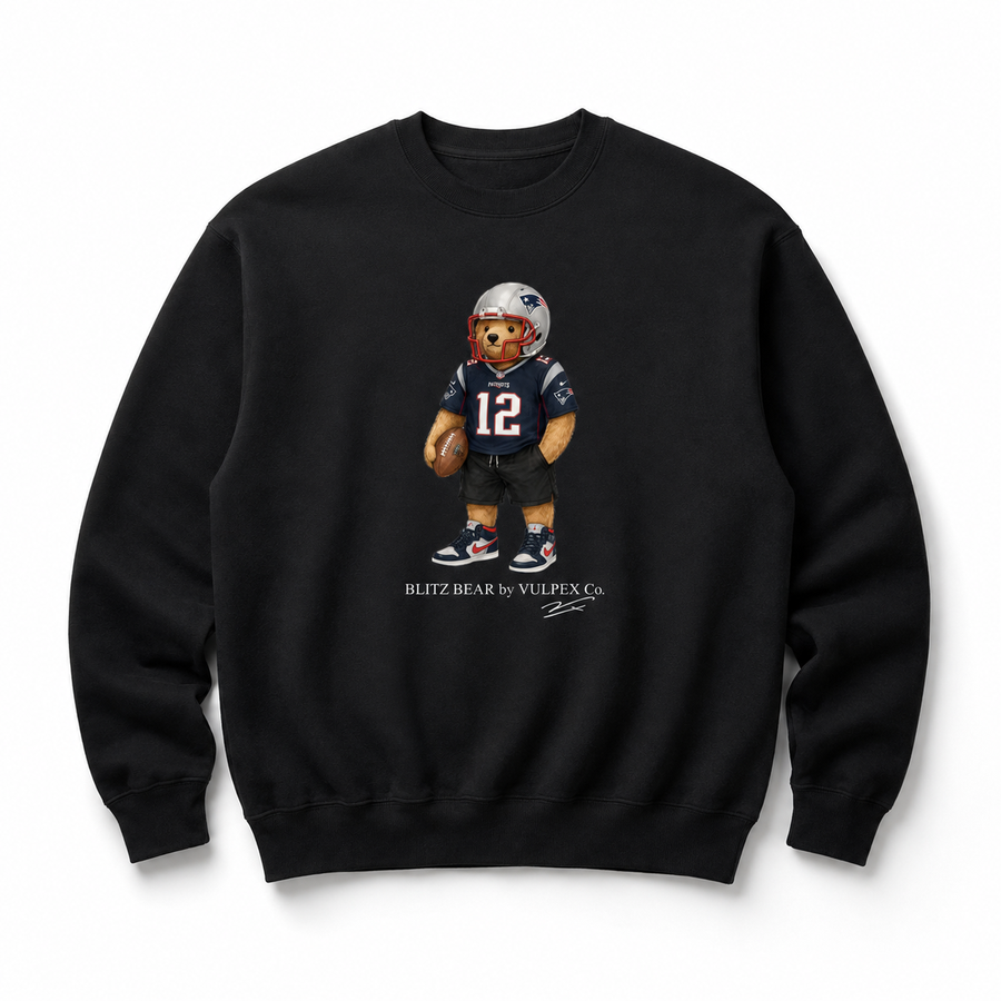 Pats Nation Blitz Bear Sweatshirt