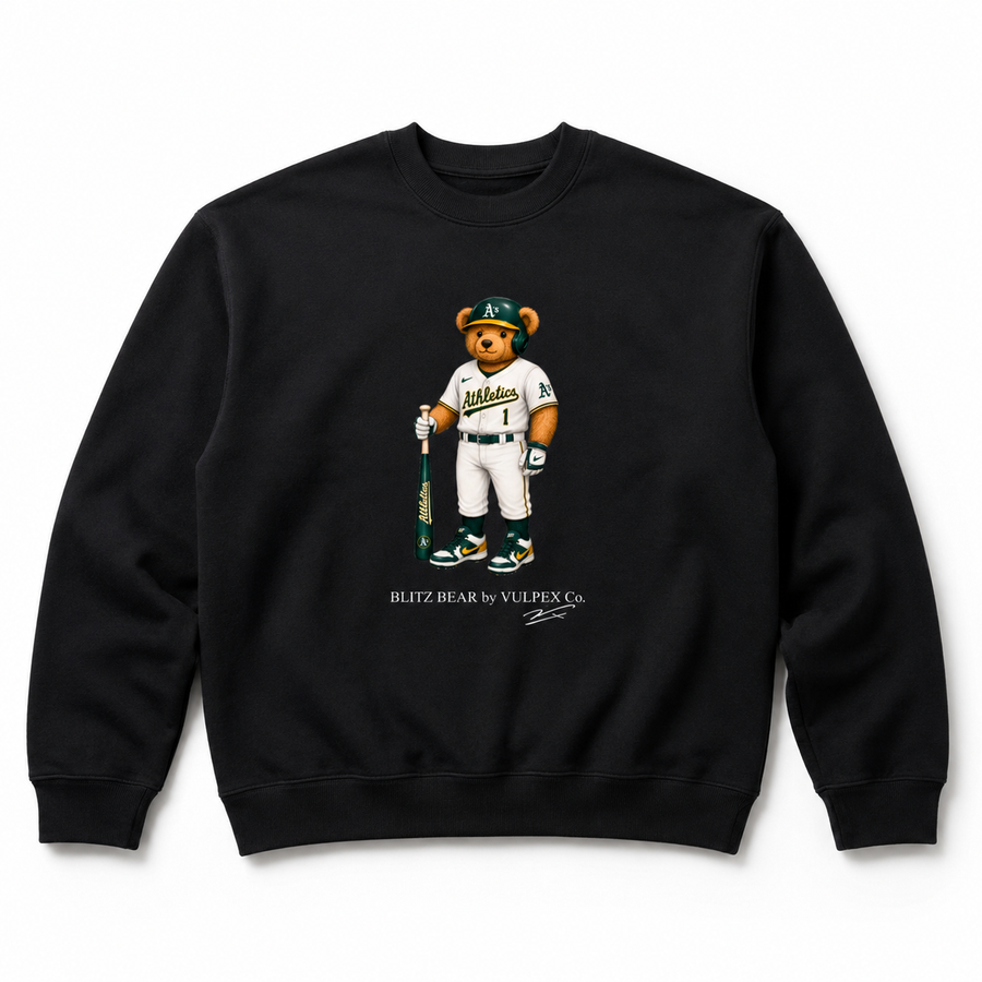 Swingin’ A’s Blitz Bear Sweatshirt