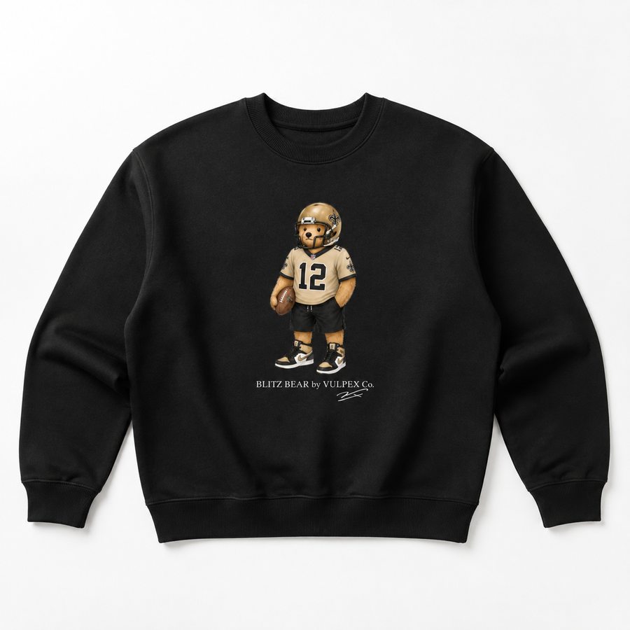 Who Dat Blitz Bear Sweatshirt